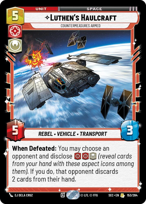 Image for Luthen's Haulcraft - Countermeasures Armed (153/264) [Secrets of Power] - Star Wars: Unlimited