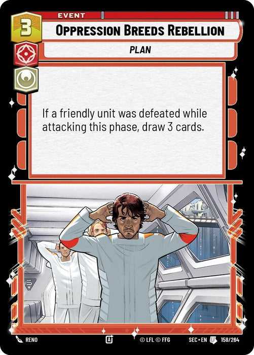 Image for Oppression Breeds Rebellion (158/264) [Secrets of Power] - Star Wars: Unlimited