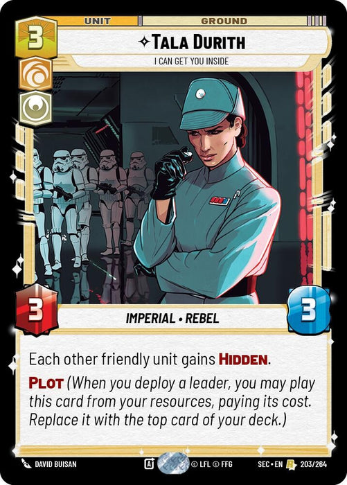 Image for Tala Durith - I Can Get You Inside (203/264) [Secrets of Power] - Star Wars: Unlimited