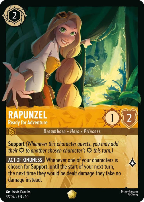 Image for Rapunzel - Ready for Adventure (3/204) [Whispers in the Well] - Disney Lorcana