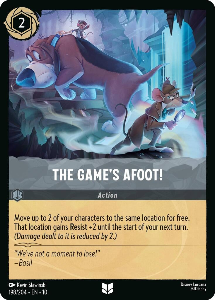 Image for The Game's Afoot! (198/204) [Whispers in the Well] - Disney Lorcana