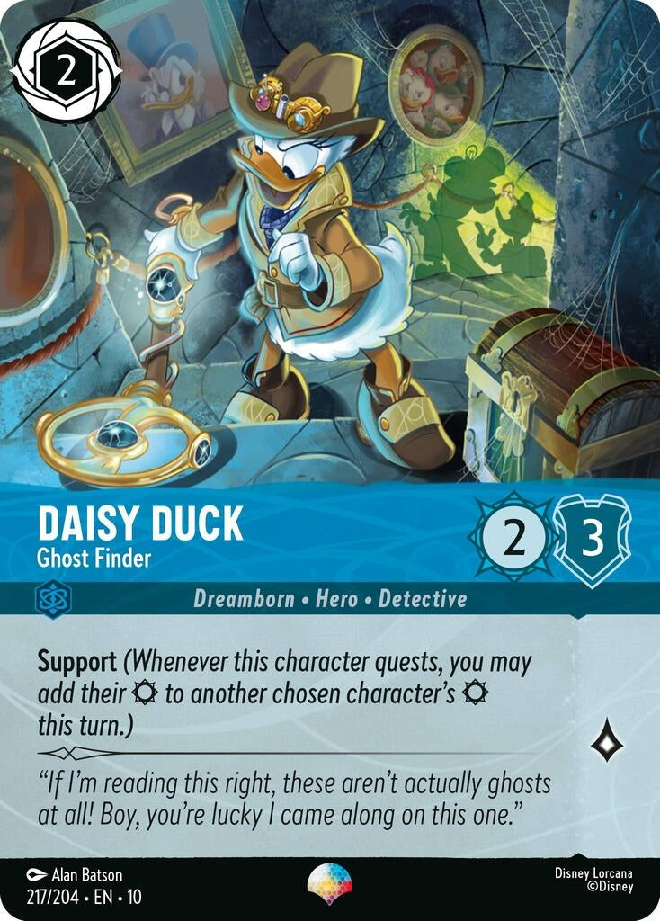 Image for Daisy Duck - Ghost Finder (Epic) (217/204) [Whispers in the Well] - Disney Lorcana
