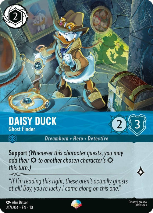 Image for Daisy Duck - Ghost Finder (Epic) (217/204) [Whispers in the Well] - Disney Lorcana