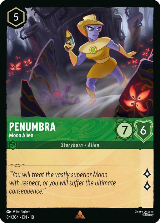Image for Penumbra - Moon Alien (84/204) [Whispers in the Well] - Disney Lorcana