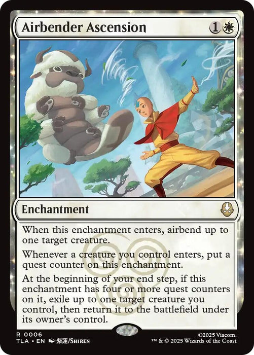 Image for Airbender Ascension (6) [Avatar: The Last Airbender] - Magic: The Gathering