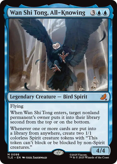 Image for Wan Shi Tong, All-Knowing (98) [Avatar: The Last Airbender: Eternal-Legal] - Magic: The Gathering