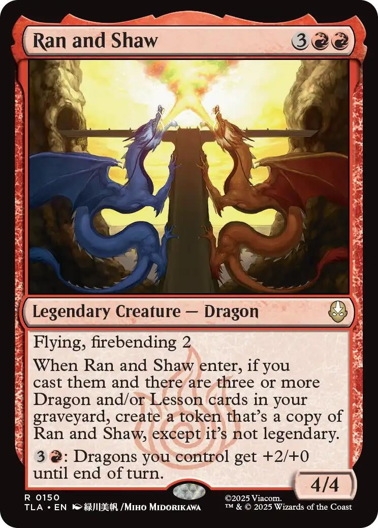 Image for Ran and Shaw (150) [Avatar: The Last Airbender] - Magic: The Gathering