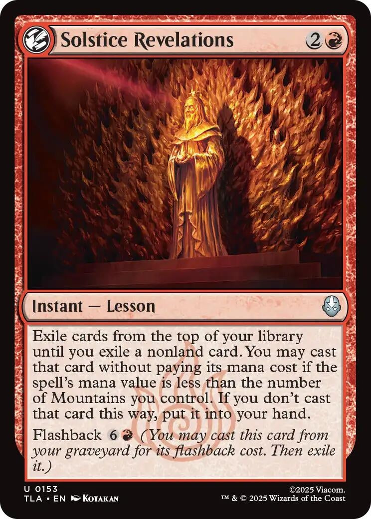 Image for Solstice Revelations (153) [Avatar: The Last Airbender] - Magic: The Gathering
