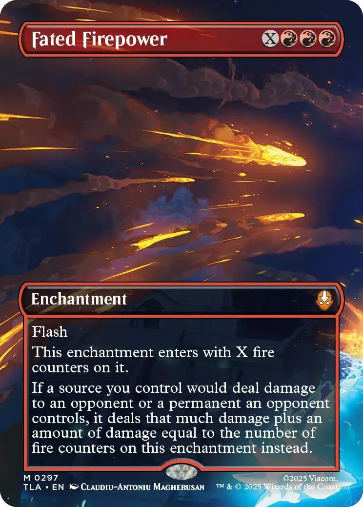 Image for Fated Firepower (Borderless) (297) [Avatar: The Last Airbender] - Magic: The Gathering