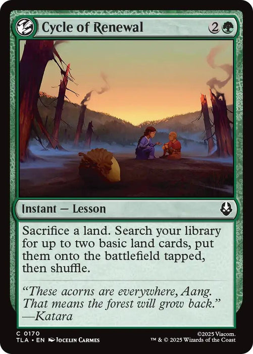 Image for Cycle of Renewal (170) [Avatar: The Last Airbender] - Magic: The Gathering