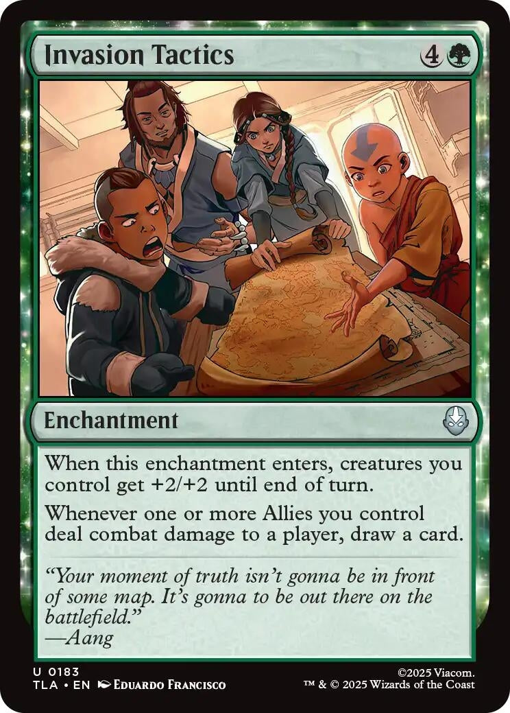 Image for Invasion Tactics (183) [Avatar: The Last Airbender] - Magic: The Gathering