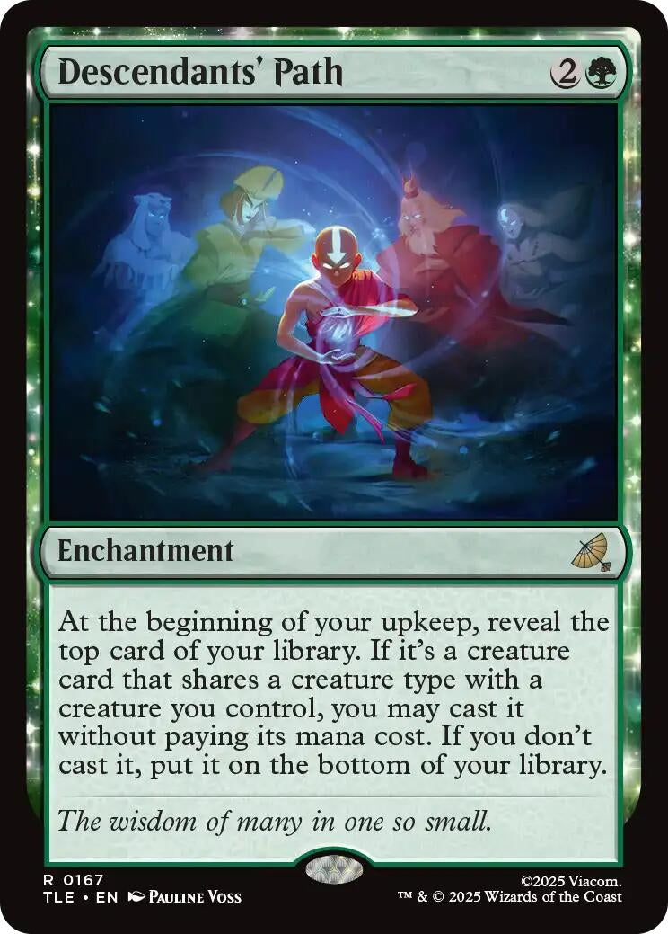 Image for Descendants' Path (167) [Avatar: The Last Airbender: Eternal-Legal] - Magic: The Gathering
