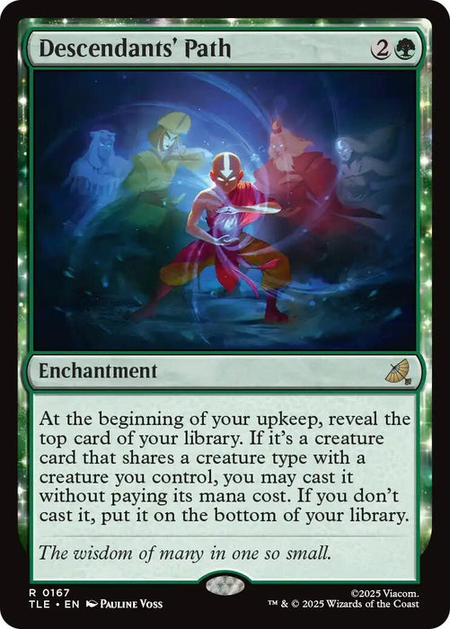 Image for Descendants' Path (167) [Avatar: The Last Airbender: Eternal-Legal] - Magic: The Gathering