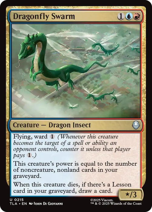 Image for Dragonfly Swarm (215) [Avatar: The Last Airbender] - Magic: The Gathering