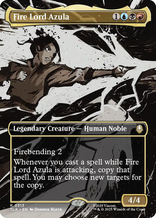 Image for Fire Lord Azula (0313) (Borderless) (313) [Avatar: The Last Airbender] - Magic: The Gathering