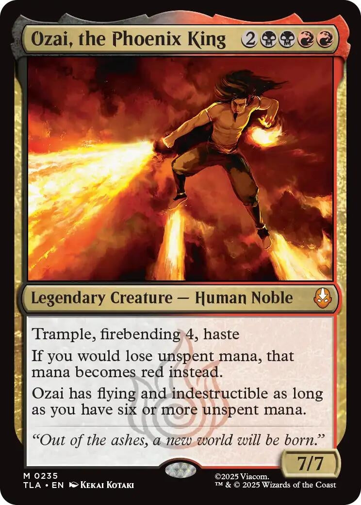 Image for Ozai, the Phoenix King (235) [Avatar: The Last Airbender] - Magic: The Gathering