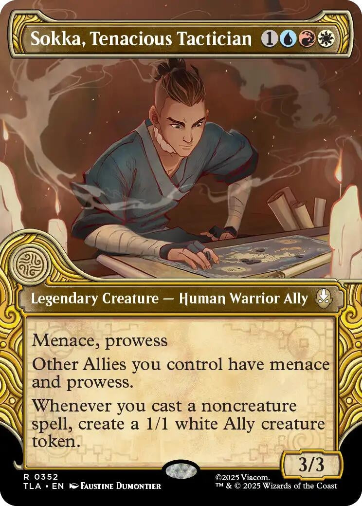 Image for Sokka, Tenacious Tactician (Showcase) (352) [Avatar: The Last Airbender] - Magic: The Gathering