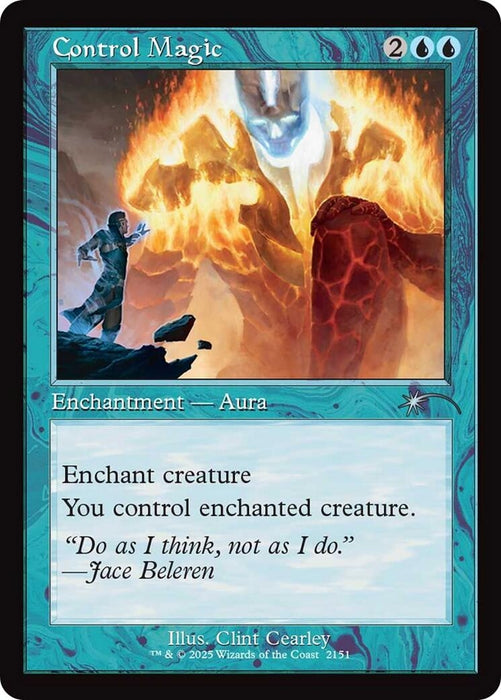Image for Control Magic (Retro Frame) (2151) - Magic: The Gathering