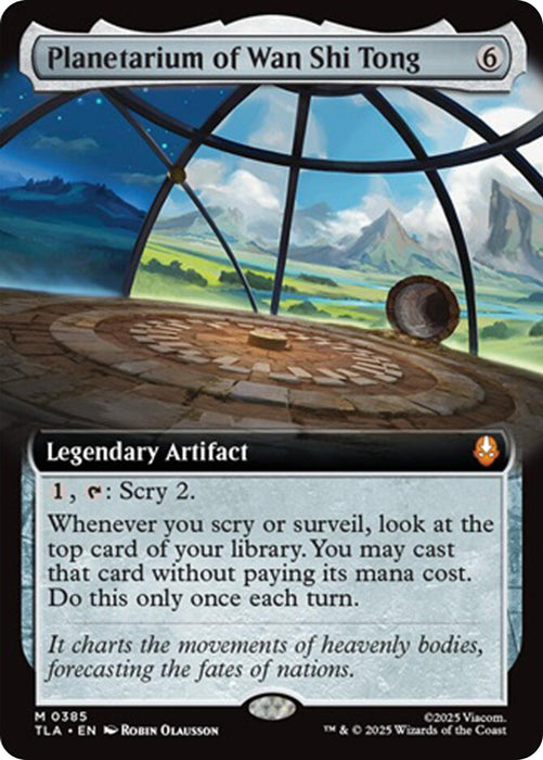 Image for Planetarium of Wan Shi Tong (Extended Art) (385) [Avatar: The Last Airbender] - Magic: The Gathering
