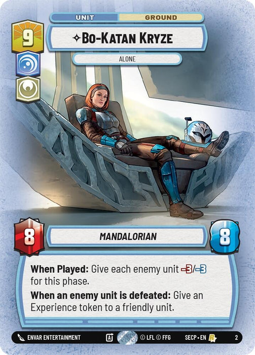 Image for Bo-Katan Kryze - Alone [Secrets of Power - Weekly Play Promos] - Star Wars: Unlimited