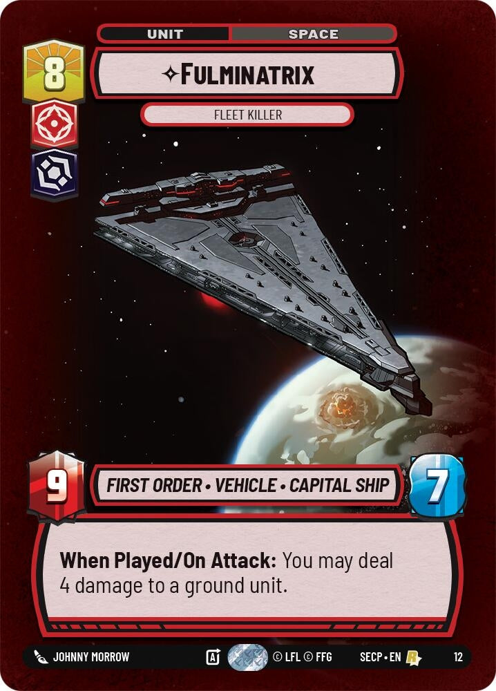 Image for Fulminatrix - Fleet Killer [Secrets of Power - Weekly Play Promos] - Star Wars: Unlimited