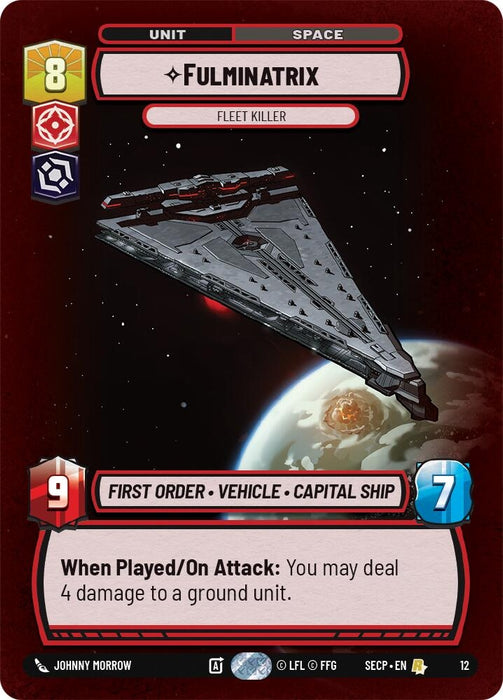 Image for Fulminatrix - Fleet Killer [Secrets of Power - Weekly Play Promos] - Star Wars: Unlimited