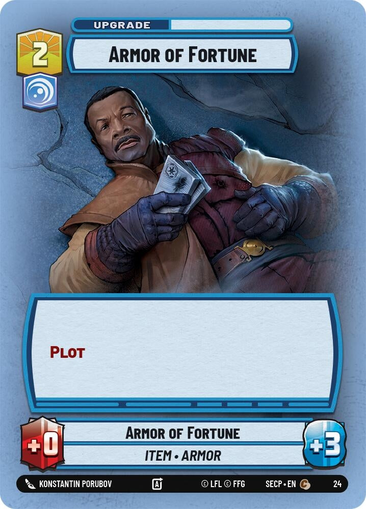 Image for Armor of Fortune (Foil) [Secrets of Power - Weekly Play Promos] - Star Wars: Unlimited