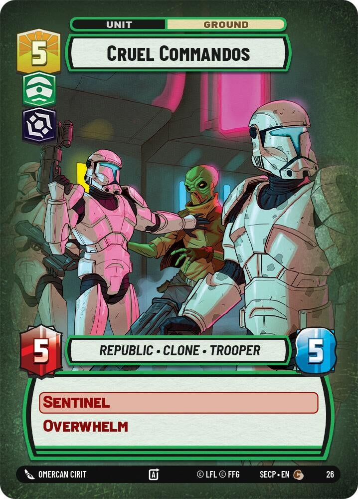 Image for Cruel Commandos (Foil) [Secrets of Power - Weekly Play Promos] - Star Wars: Unlimited