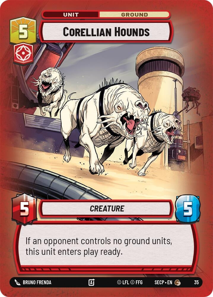 Image for Corellian Hounds (Foil) [Secrets of Power - Weekly Play Promos] - Star Wars: Unlimited
