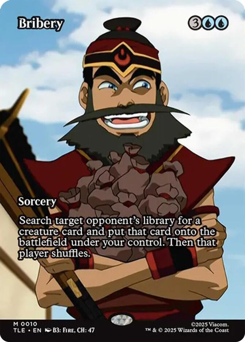 Image for Bribery (Borderless) (10) [Avatar: The Last Airbender: Eternal-Legal] - Magic: The Gathering