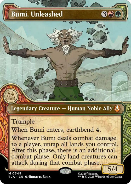 Image for Bumi, Unleashed (Showcase) (348) [Avatar: The Last Airbender] - Magic: The Gathering