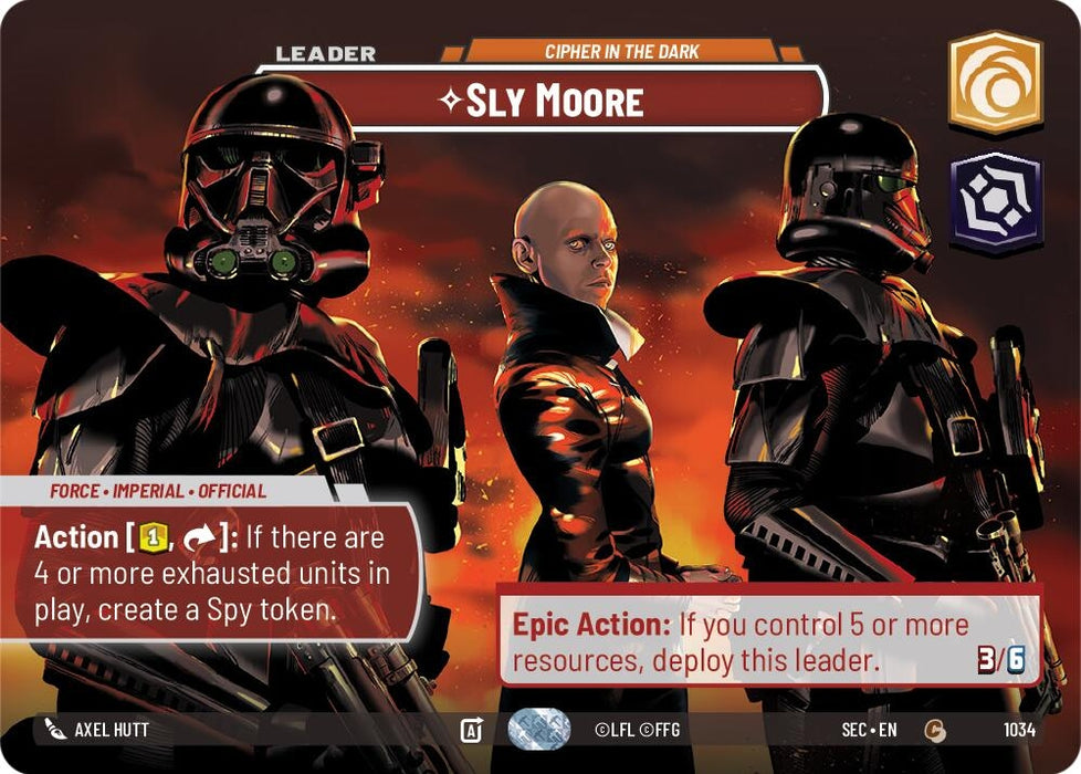 Image for Sly Moore - Cipher in the Dark (Showcase) (1034) [Secrets of Power] - Star Wars: Unlimited
