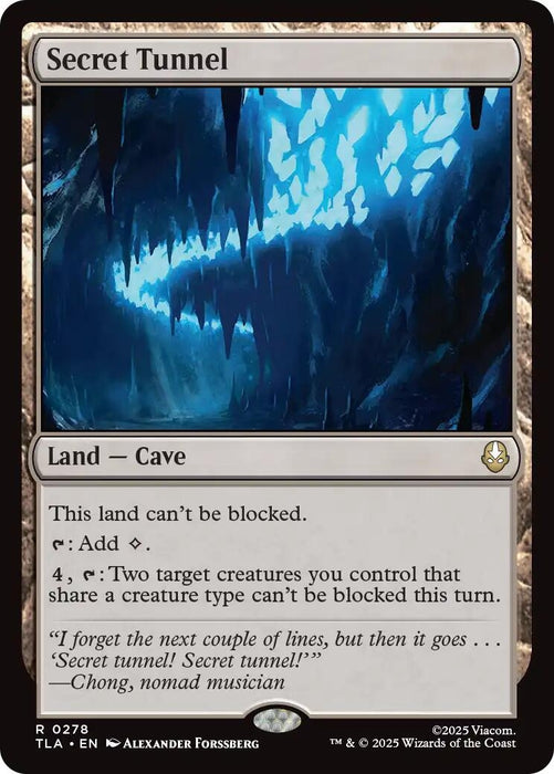 Image for Secret Tunnel (278) [Avatar: The Last Airbender] - Magic: The Gathering