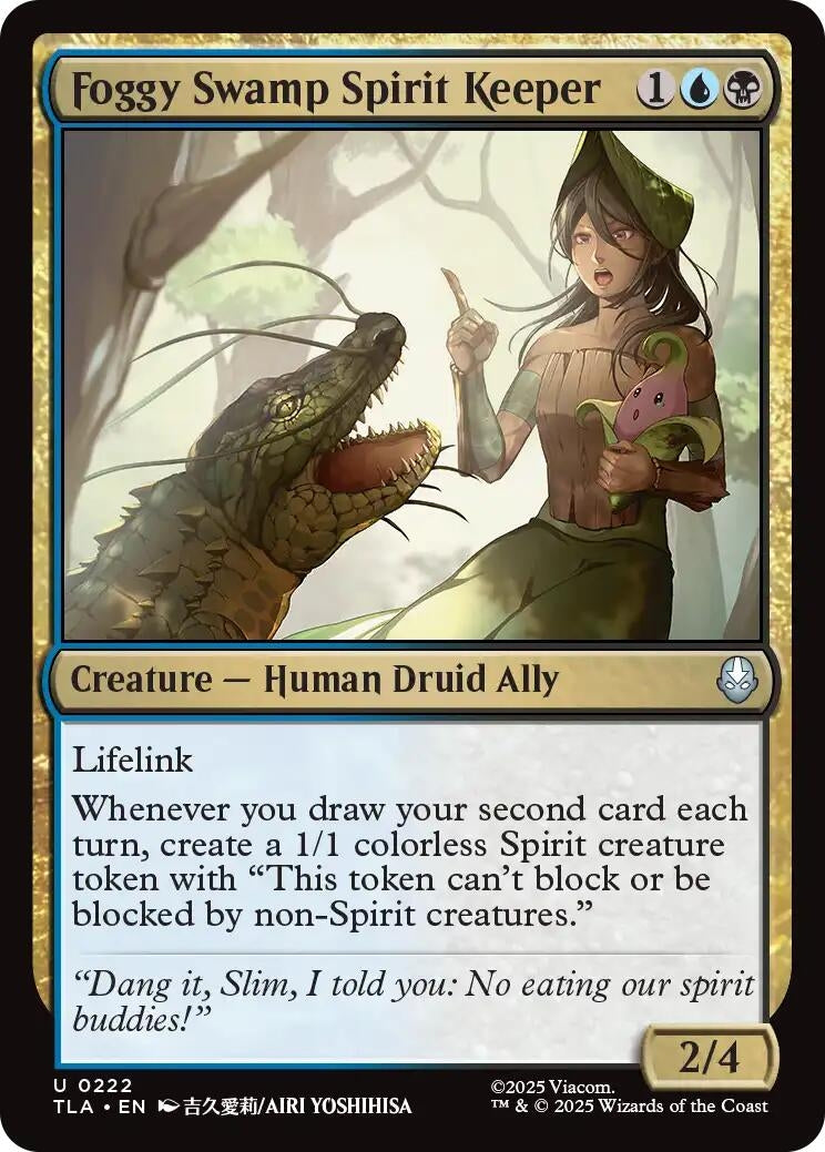 Image for Foggy Swamp Spirit Keeper (222) [Avatar: The Last Airbender] - Magic: The Gathering
