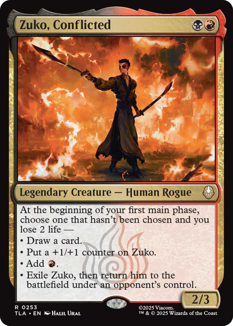 Image for Zuko, Conflicted (253) [Avatar: The Last Airbender] - Magic: The Gathering