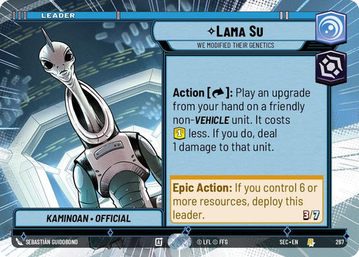 Image for Lama Su - We Modified Their Genetics (Hyperspace) (267) [Secrets of Power] - Star Wars: Unlimited