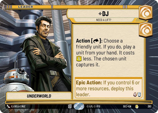 Image for DJ - Need a Lift? (Hyperspace) (282) [Secrets of Power] - Star Wars: Unlimited
