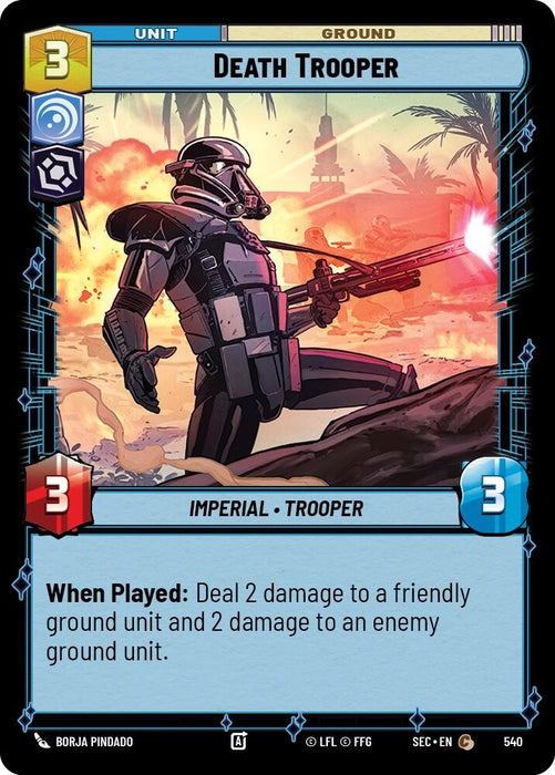 Image for Death Trooper (Foil) (540) [Secrets of Power] - Star Wars: Unlimited