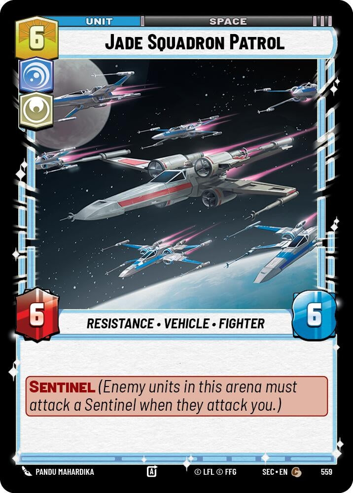 Image for Jade Squadron Patrol (Foil) (559) [Secrets of Power] - Star Wars: Unlimited