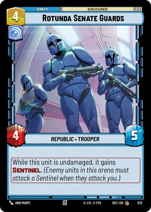 Image for Rotunda Senate Guards (Foil) (573) [Secrets of Power] - Star Wars: Unlimited