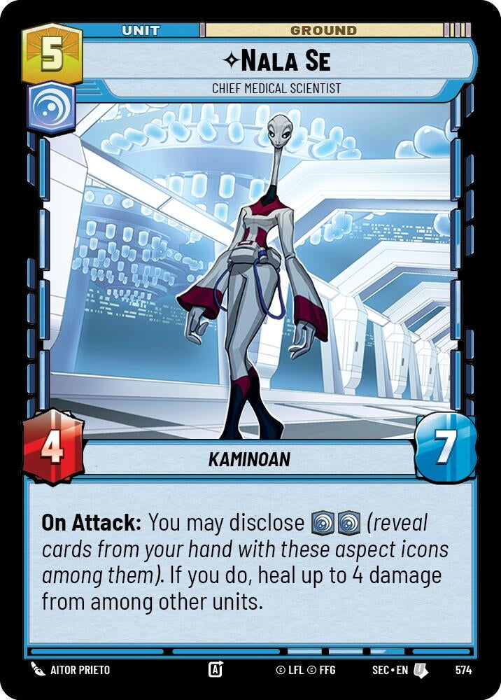 Image for Nala Se - Chief Medical Scientist (Foil) (575) [Secrets of Power] - Star Wars: Unlimited
