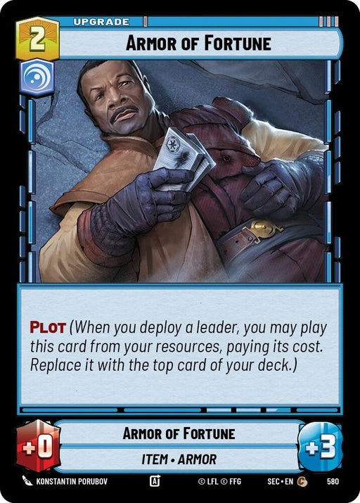 Image for Armor of Fortune (Foil) (580) [Secrets of Power] - Star Wars: Unlimited