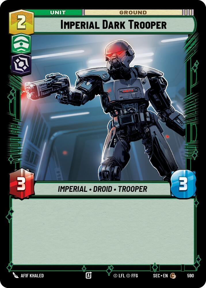 Image for Imperial Dark Trooper (Foil) (590) [Secrets of Power] - Star Wars: Unlimited
