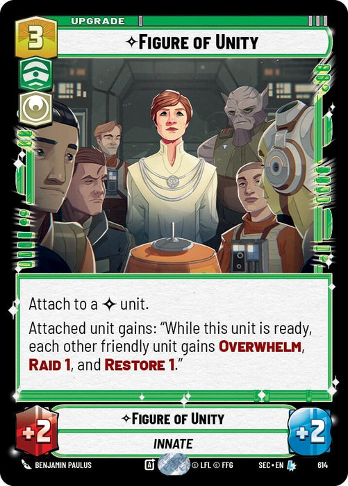 Image for Figure of Unity (Foil) (614) [Secrets of Power] - Star Wars: Unlimited