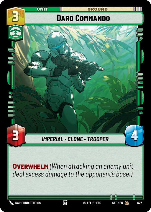 Image for Daro Commando (Foil) (623) [Secrets of Power] - Star Wars: Unlimited