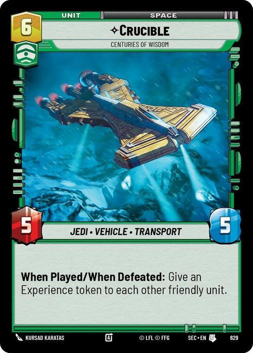 Image for Crucible - Centuries of Wisdom (Foil) (629) [Secrets of Power] - Star Wars: Unlimited