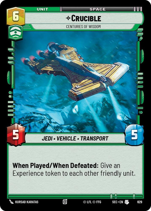 Image for Crucible - Centuries of Wisdom (Foil) (629) [Secrets of Power] - Star Wars: Unlimited