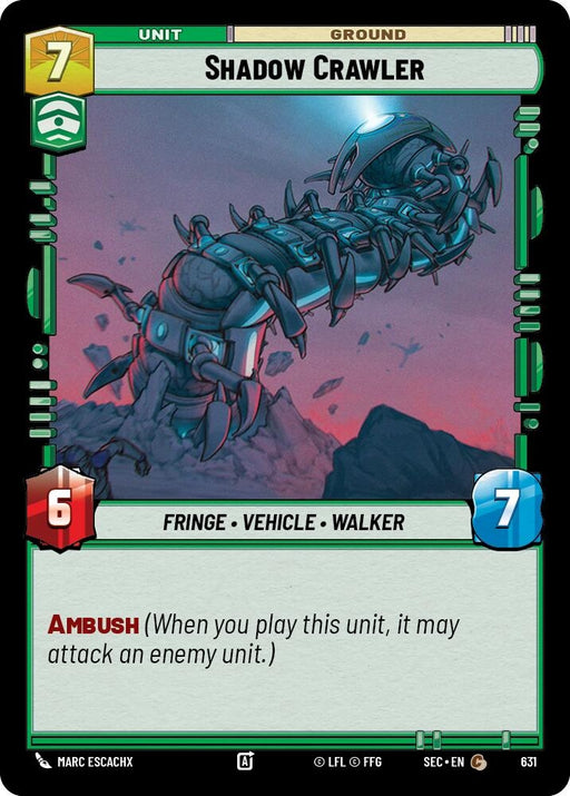 Image for Shadow Crawler (Foil) (631) [Secrets of Power] - Star Wars: Unlimited