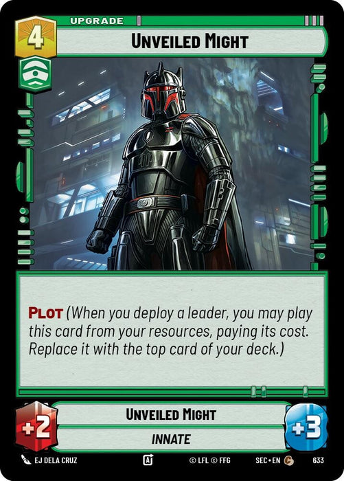 Image for Unveiled Might (Foil) (633) [Secrets of Power] - Star Wars: Unlimited