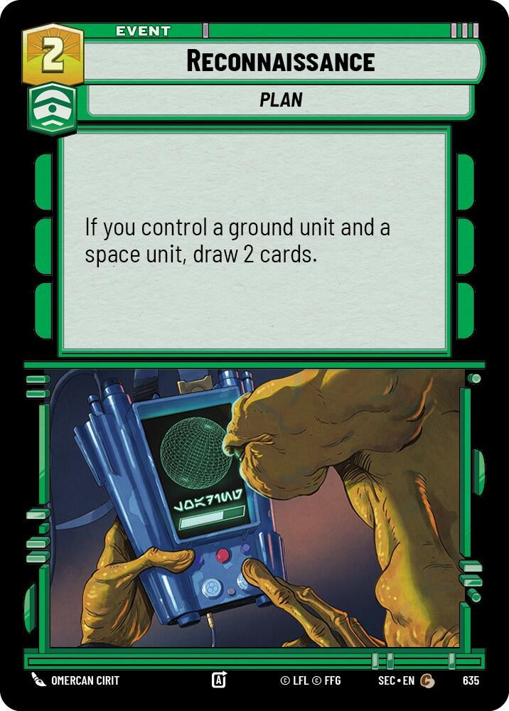 Image for Reconnaissance (Foil) (635) [Secrets of Power] - Star Wars: Unlimited